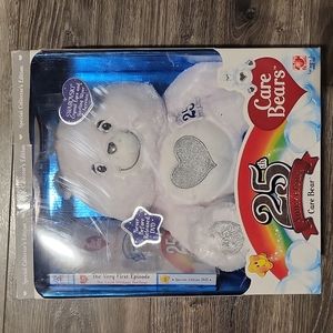 25th anniversary Swarovski crystal eyes Care bear NIB with DVD